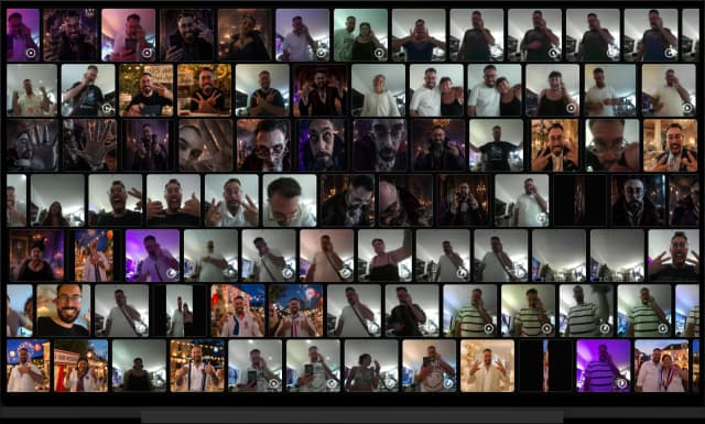 Mur médias MomentTV sur grand écran